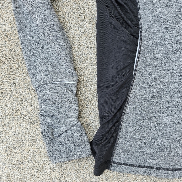 VSX Sport Victorias Secret Knockout Heather Gray/Black Athletic Jacket Zip Large - Picture 14 of 16